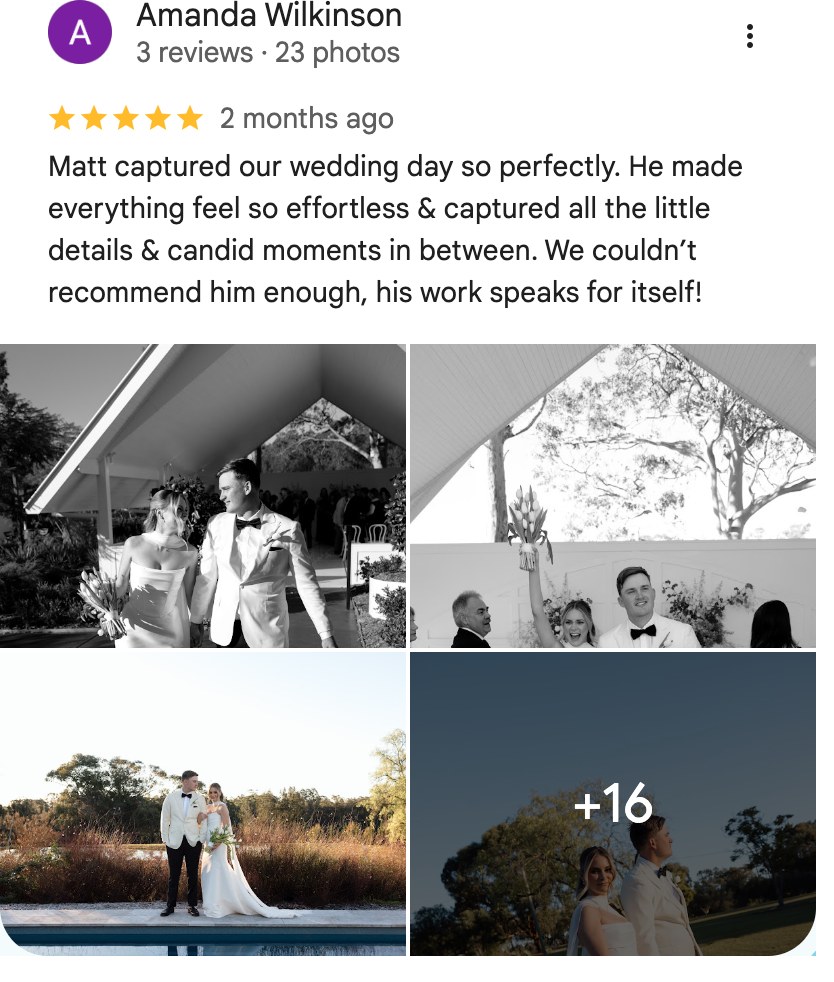 Five-star Google review from Amanda Wilkinson